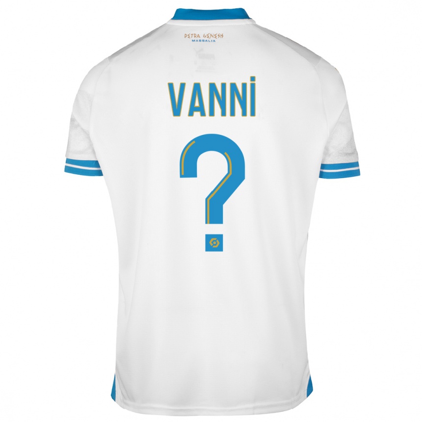 Niño Fútbol Camiseta Fabio Vanni #0 Blanco 1ª Equipación 2023/24
