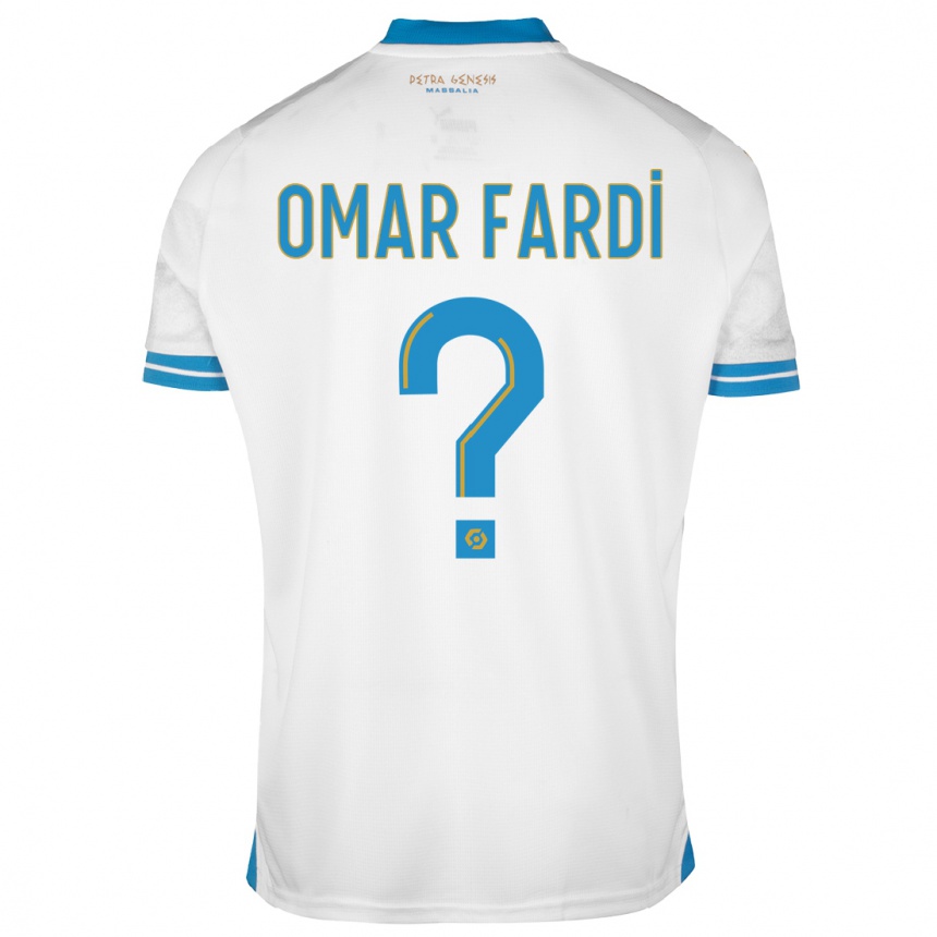 Niño Fútbol Camiseta El Omar Fardi #0 Blanco 1ª Equipación 2023/24