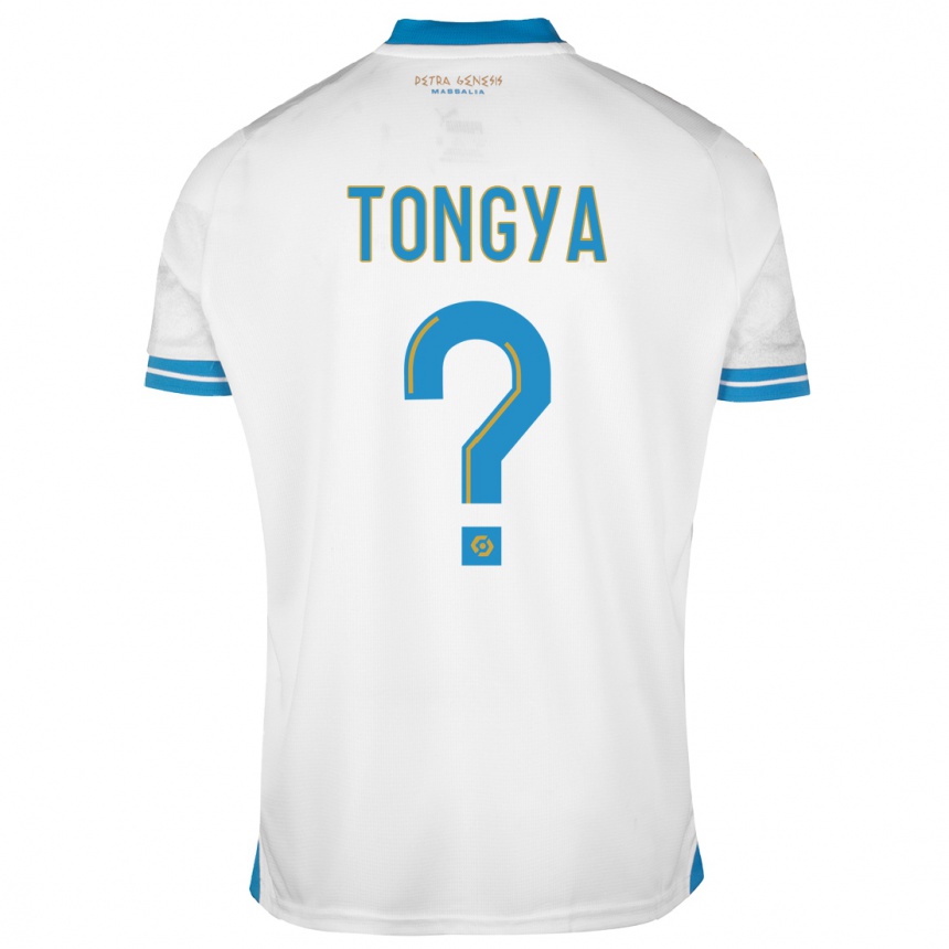 Niño Fútbol Camiseta Franco Tongya #0 Blanco 1ª Equipación 2023/24