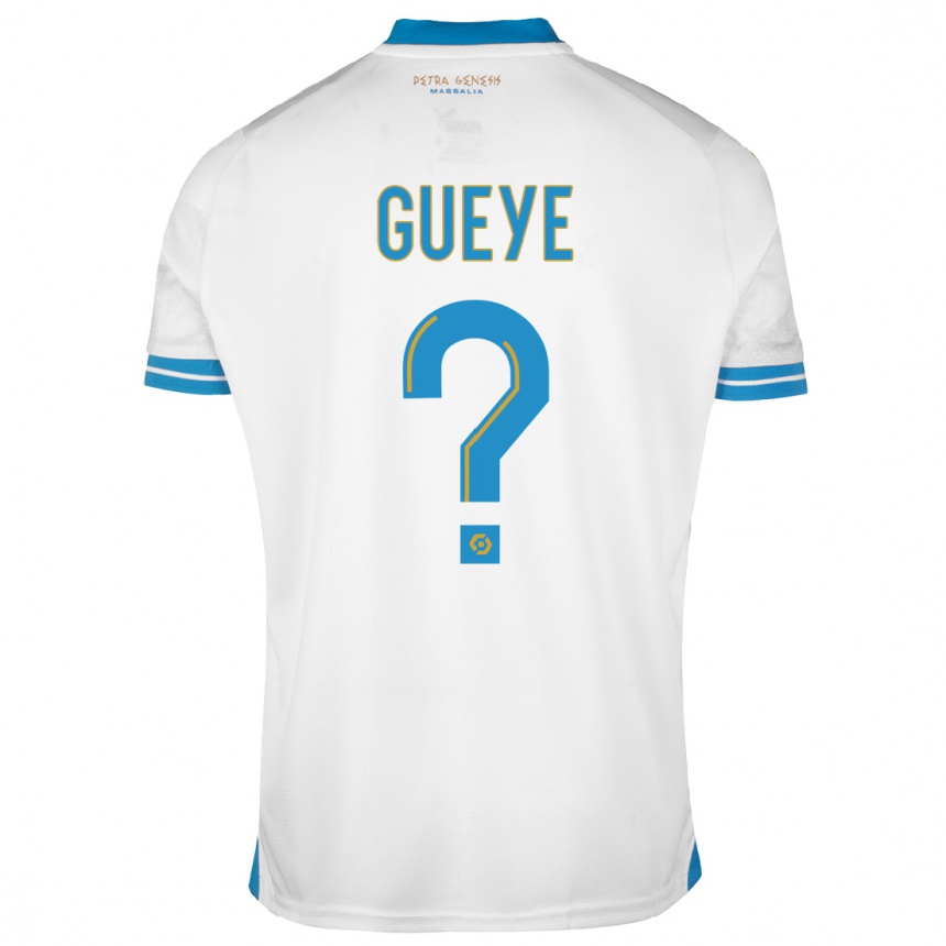 Niño Fútbol Camiseta Daouda Gueye #0 Blanco 1ª Equipación 2023/24