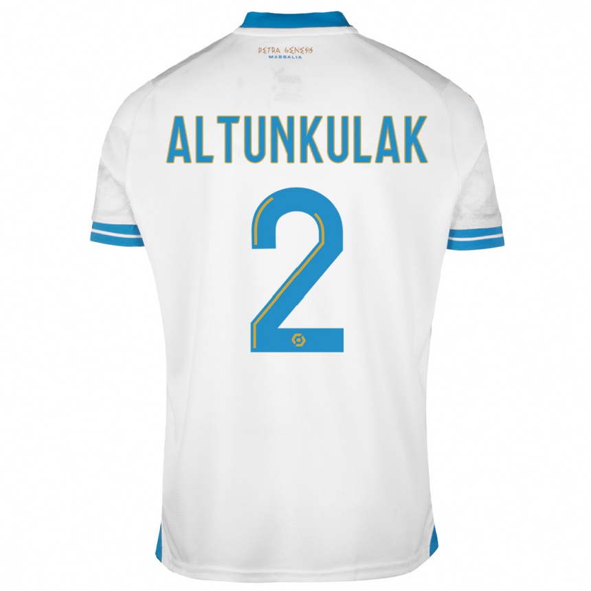 Niño Fútbol Camiseta Selen Altunkulak #2 Blanco 1ª Equipación 2023/24