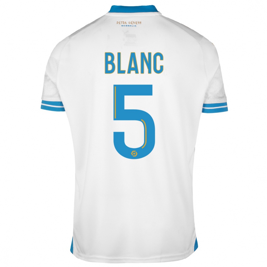 Niño Fútbol Camiseta Amandine Blanc #5 Blanco 1ª Equipación 2023/24