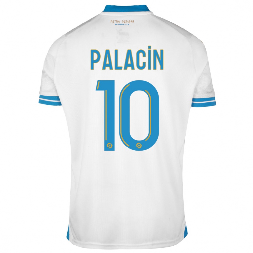 Niño Fútbol Camiseta Sara Palacin #10 Blanco 1ª Equipación 2023/24