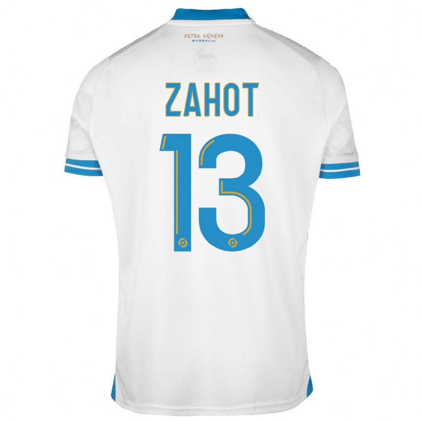 Niño Fútbol Camiseta Sarah Zahot #13 Blanco 1ª Equipación 2023/24