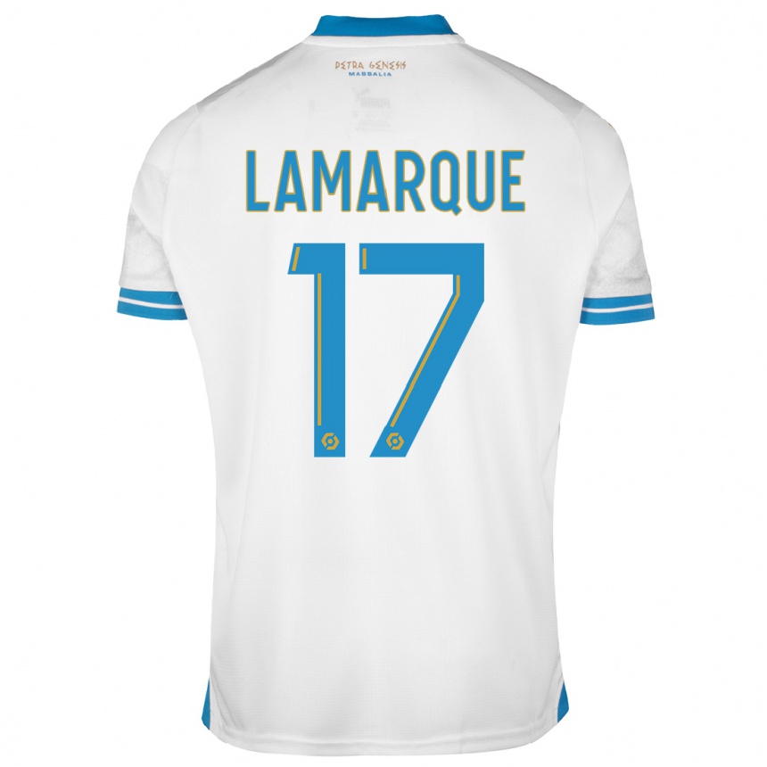 Niño Fútbol Camiseta Alais Lamarque #17 Blanco 1ª Equipación 2023/24