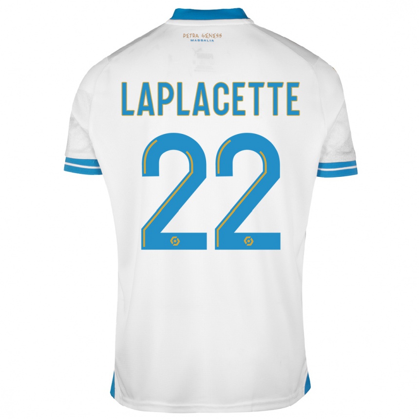 Niño Fútbol Camiseta Tess Laplacette #22 Blanco 1ª Equipación 2023/24