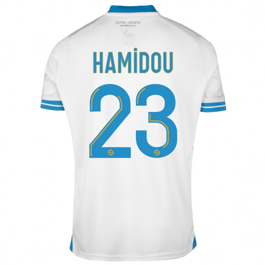 Niño Fútbol Camiseta Jamila Hamidou #23 Blanco 1ª Equipación 2023/24