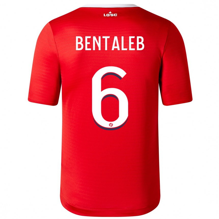 Niño Fútbol Camiseta Nabil Bentaleb #6 Rojo 1ª Equipación 2023/24