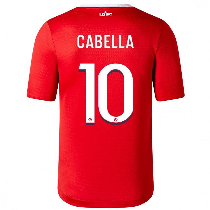 Niño Fútbol Camiseta Rémy Cabella #10 Rojo 1ª Equipación 2023/24