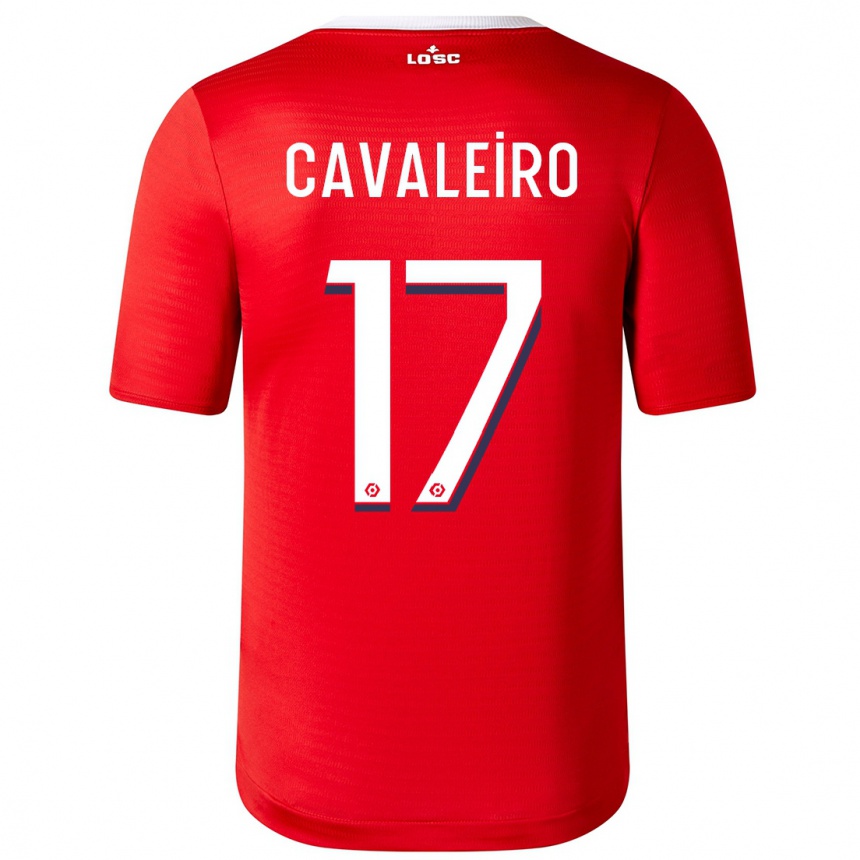 Niño Fútbol Camiseta Ivan Cavaleiro #17 Rojo 1ª Equipación 2023/24