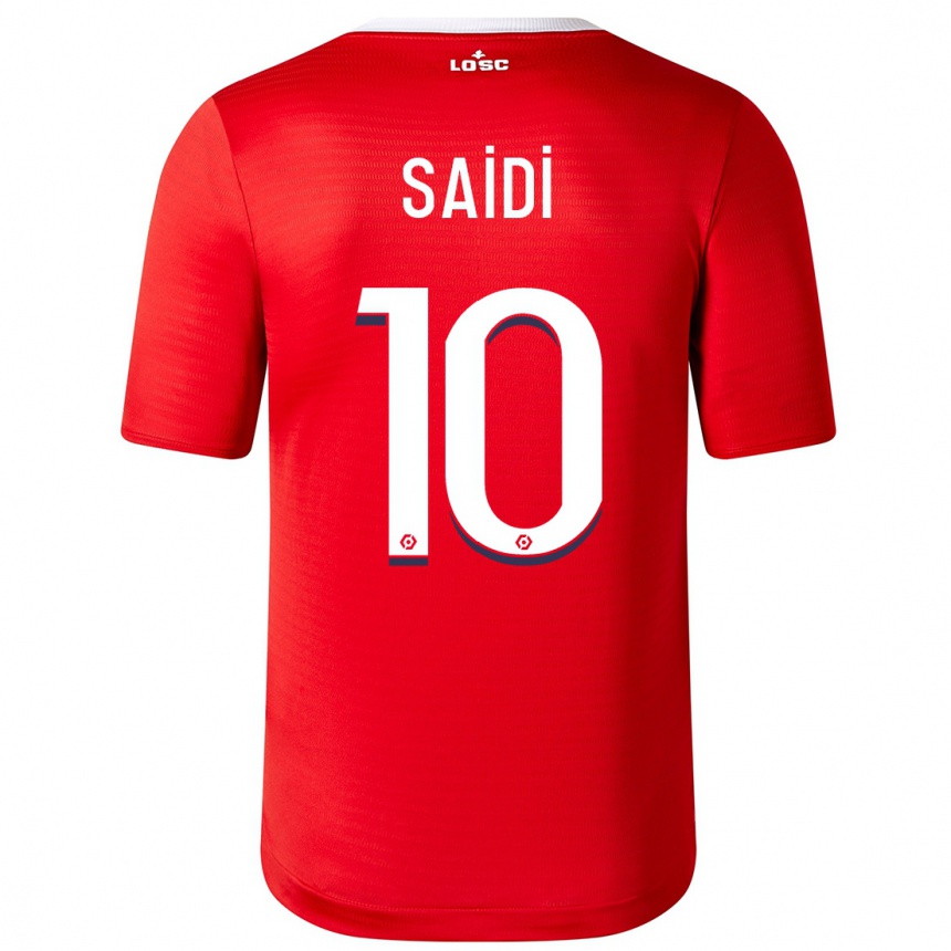 Niño Fútbol Camiseta Rachel Saidi #10 Rojo 1ª Equipación 2023/24