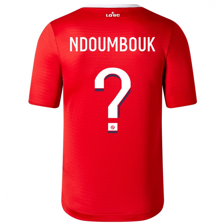 Niño Fútbol Camiseta Marlyse Ngo Ndoumbouk #0 Rojo 1ª Equipación 2023/24