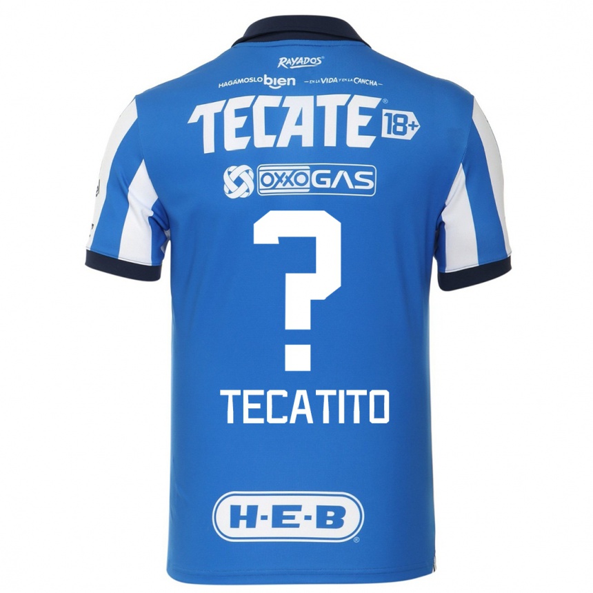 Niño Fútbol Camiseta Tecatito #0 Azul Blanco 1ª Equipación 2023/24