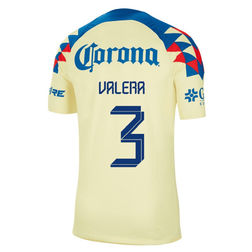 Niño Fútbol Camiseta Selene Valera #3 Amarillo 1ª Equipación 2023/24