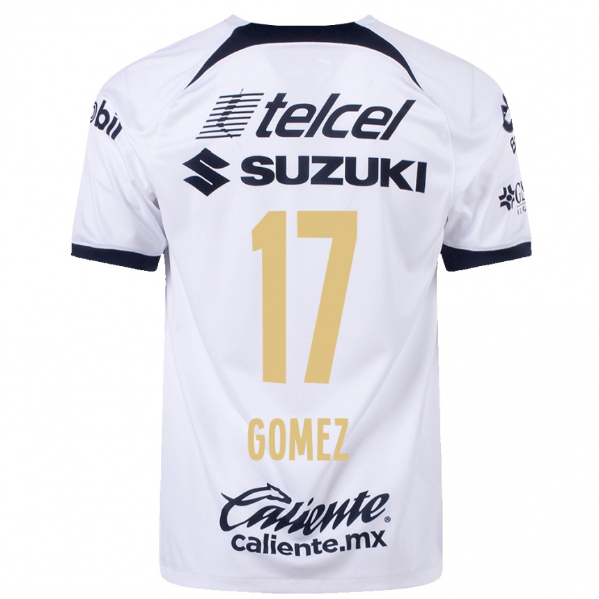Niño Fútbol Camiseta Diana Gomez #17 Blanco 1ª Equipación 2023/24