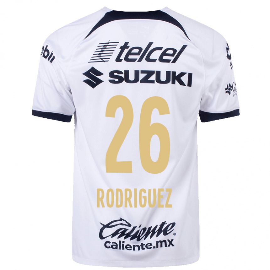 Niño Fútbol Camiseta Lucia Rodriguez #26 Blanco 1ª Equipación 2023/24