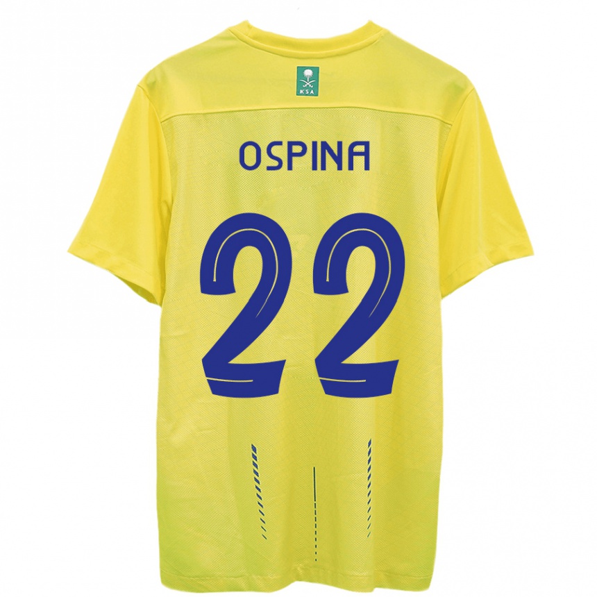 Niño Fútbol Camiseta David Ospina #22 Amarillo 1ª Equipación 2023/24
