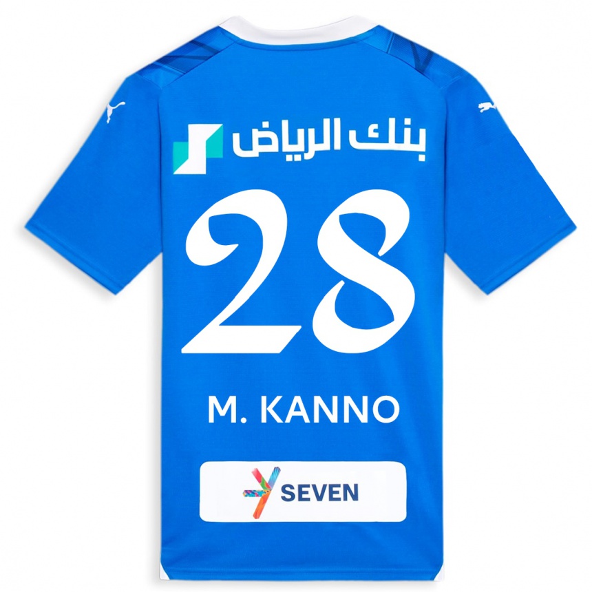 Niño Fútbol Camiseta Mohamed Kanno #28 Azul 1ª Equipación 2023/24