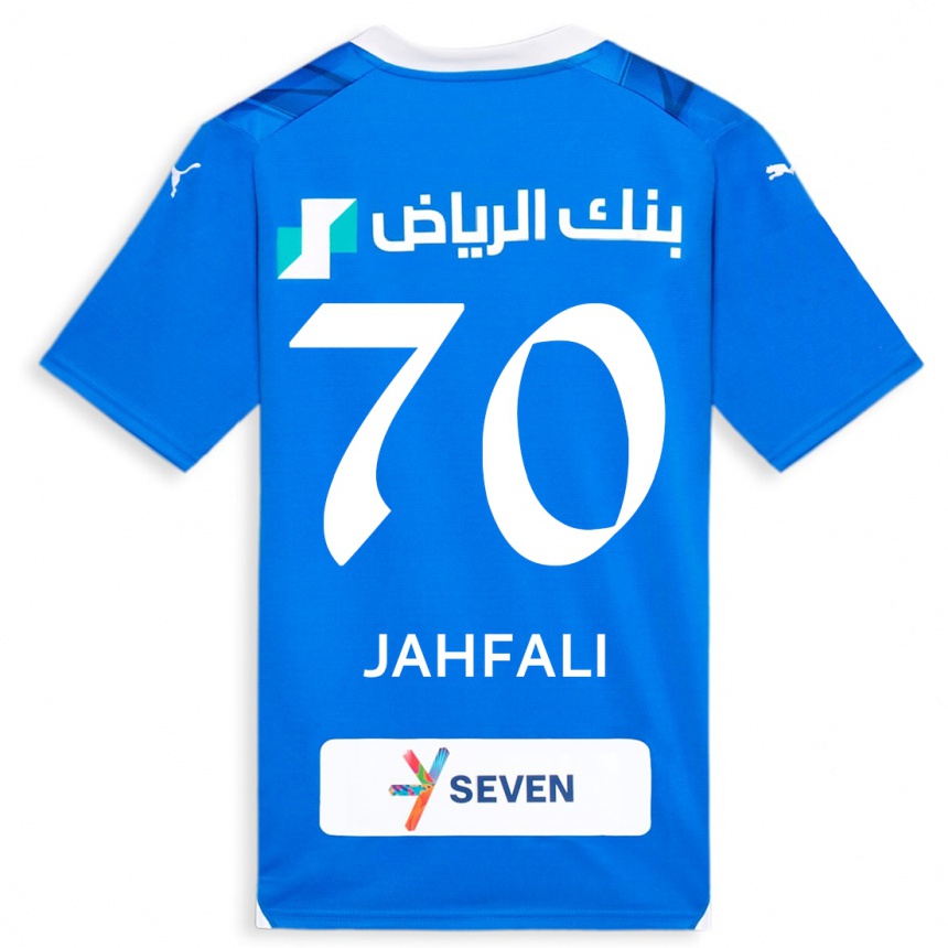 Niño Fútbol Camiseta Mohammed Jahfali #70 Azul 1ª Equipación 2023/24