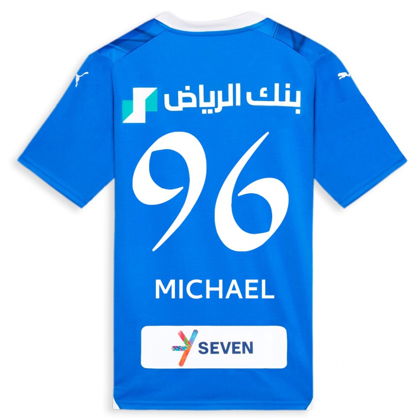 Niño Fútbol Camiseta Michael #96 Azul 1ª Equipación 2023/24