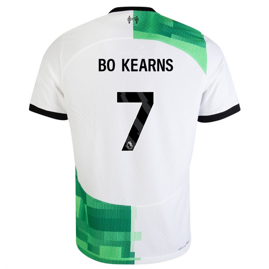 Niño Fútbol Camiseta Missy Bo Kearns #7 Blanco Verde 2ª Equipación 2023/24