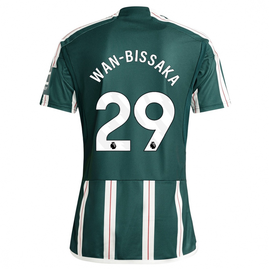 Niño Fútbol Camiseta Aaron Wan-Bissaka #29 Verde Oscuro 2ª Equipación 2023/24