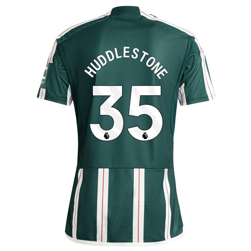 Niño Fútbol Camiseta Tom Huddlestone #35 Verde Oscuro 2ª Equipación 2023/24