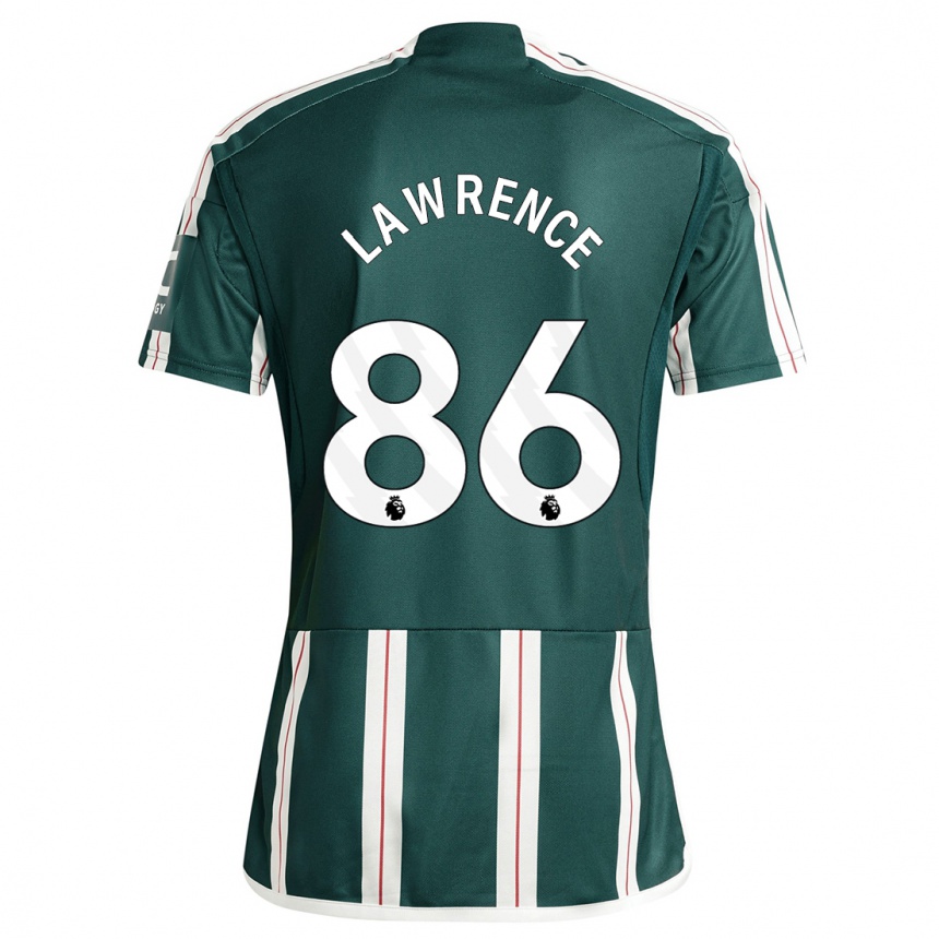 Niño Fútbol Camiseta Marcus Lawrence #86 Verde Oscuro 2ª Equipación 2023/24