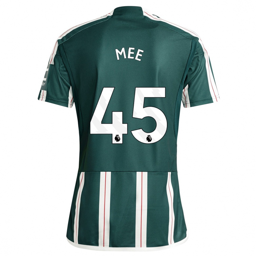 Niño Fútbol Camiseta Dermot Mee #45 Verde Oscuro 2ª Equipación 2023/24