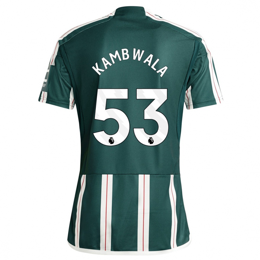 Niño Fútbol Camiseta Willy Kambwala #53 Verde Oscuro 2ª Equipación 2023/24