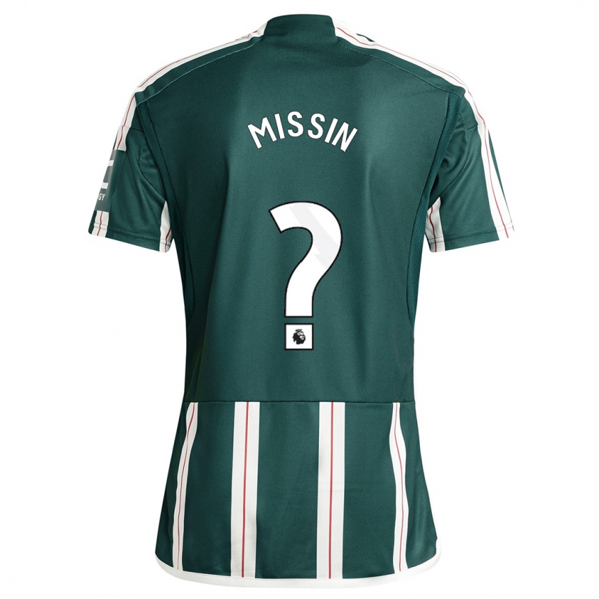 Niño Fútbol Camiseta Ashton Missin #0 Verde Oscuro 2ª Equipación 2023/24