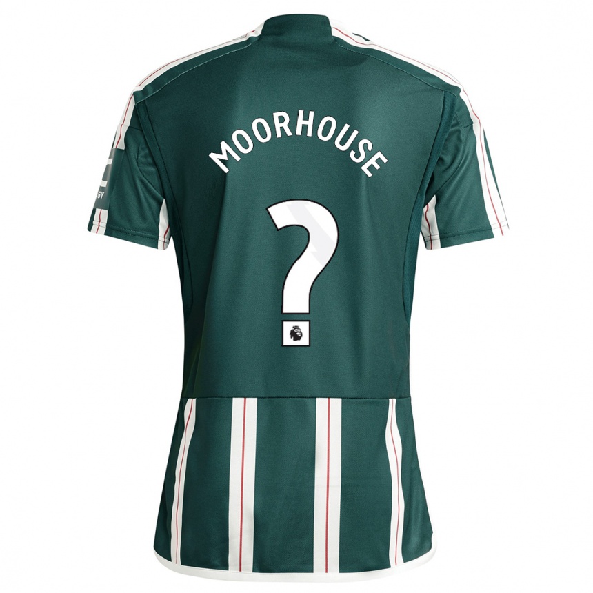 Niño Fútbol Camiseta Jack Moorhouse #0 Verde Oscuro 2ª Equipación 2023/24