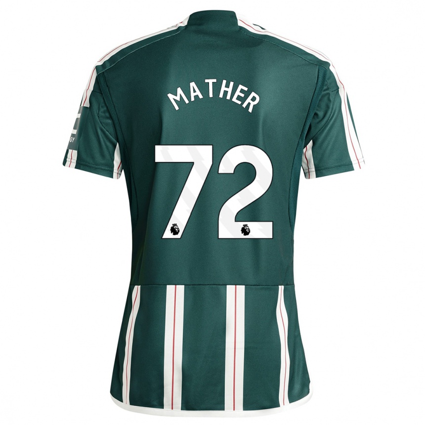 Niño Fútbol Camiseta Sam Mather #72 Verde Oscuro 2ª Equipación 2023/24