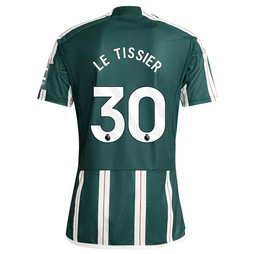 Niño Fútbol Camiseta Maya Le Tissier #30 Verde Oscuro 2ª Equipación 2023/24