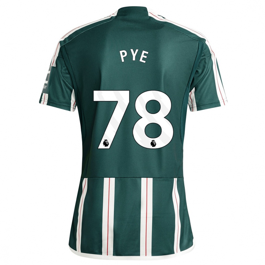 Niño Fútbol Camiseta Logan Pye #78 Verde Oscuro 2ª Equipación 2023/24