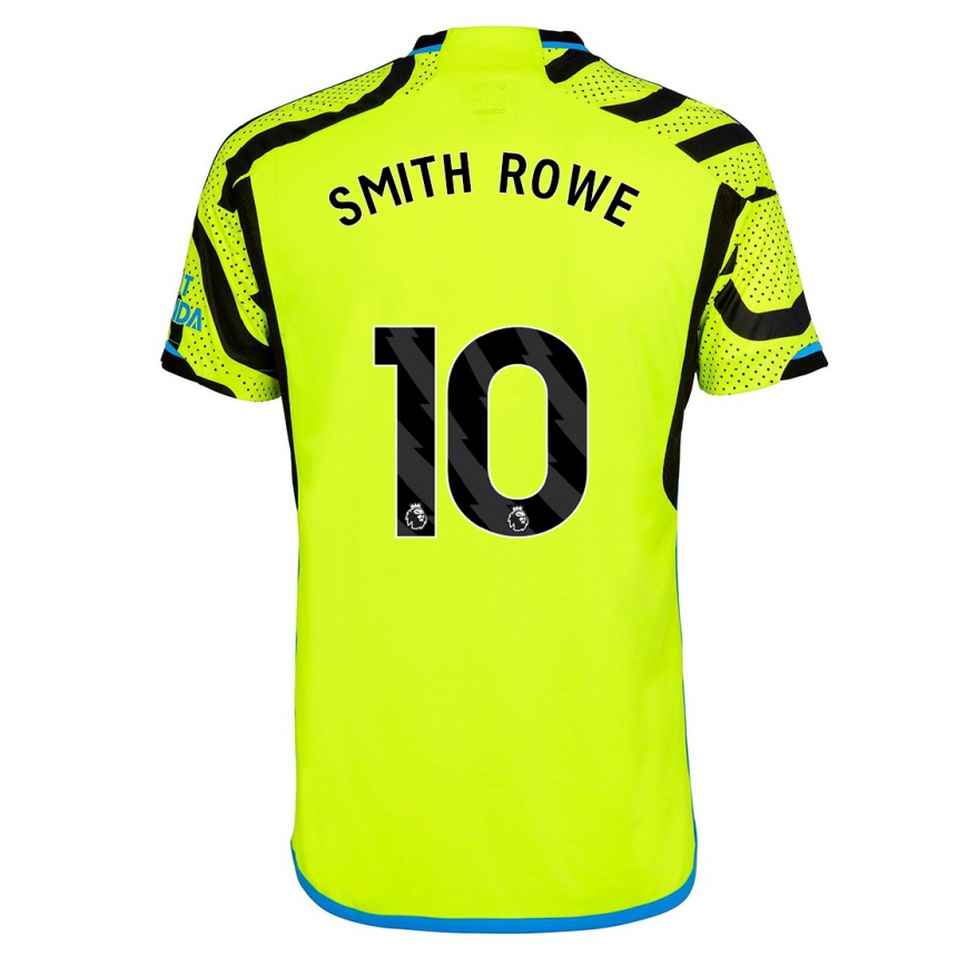 Niño Fútbol Camiseta Emile Smith Rowe #10 Amarillo 2ª Equipación 2023/24