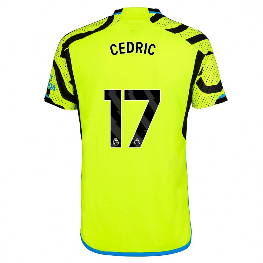 Niño Fútbol Camiseta Cedric Soares #17 Amarillo 2ª Equipación 2023/24