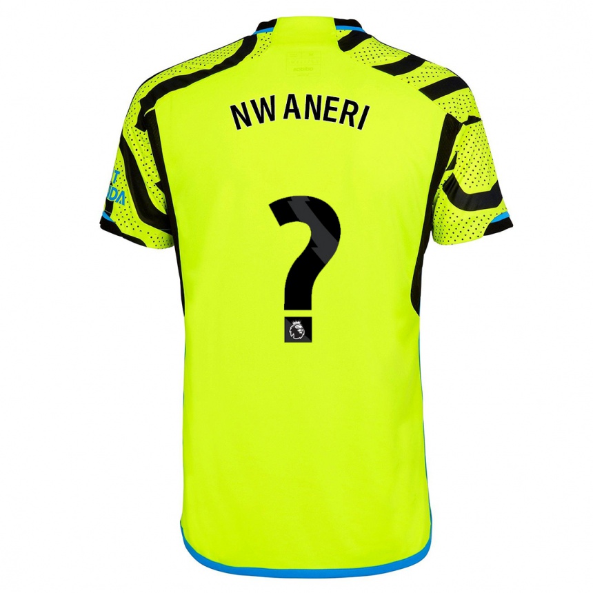 Niño Fútbol Camiseta Ethan Nwaneri #0 Amarillo 2ª Equipación 2023/24