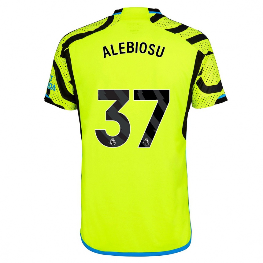 Niño Fútbol Camiseta Ryan Alebiosu #37 Amarillo 2ª Equipación 2023/24