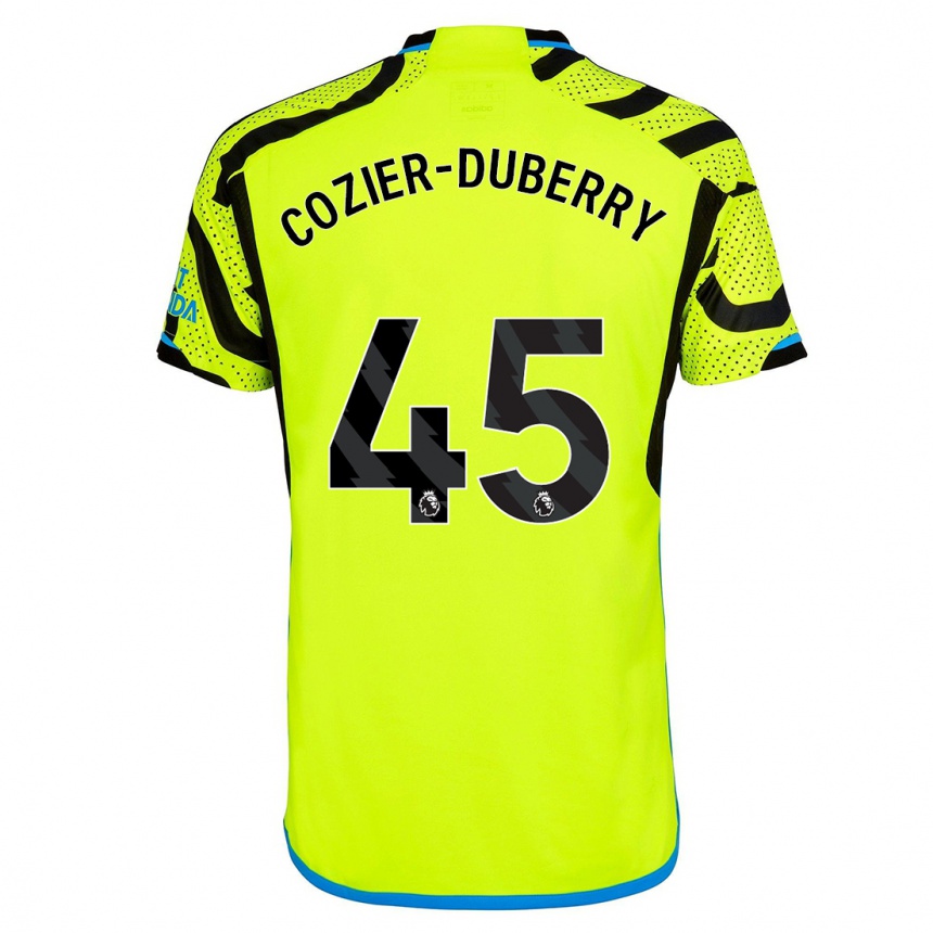 Niño Fútbol Camiseta Amario Cozier-Duberry #45 Amarillo 2ª Equipación 2023/24