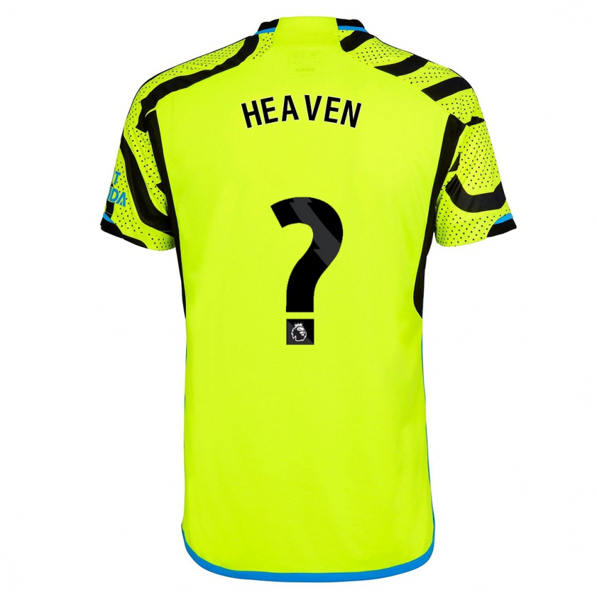 Niño Fútbol Camiseta Ayden Heaven #0 Amarillo 2ª Equipación 2023/24