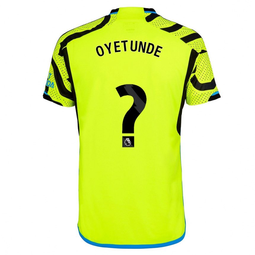 Niño Fútbol Camiseta Daniel Oyetunde #0 Amarillo 2ª Equipación 2023/24