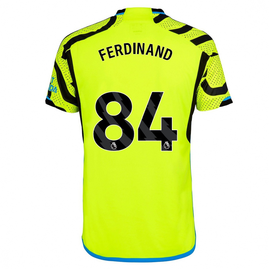 Niño Fútbol Camiseta Seb Ferdinand #84 Amarillo 2ª Equipación 2023/24