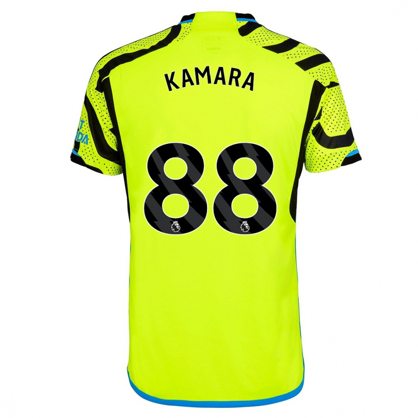 Niño Fútbol Camiseta Osman Kamara #88 Amarillo 2ª Equipación 2023/24