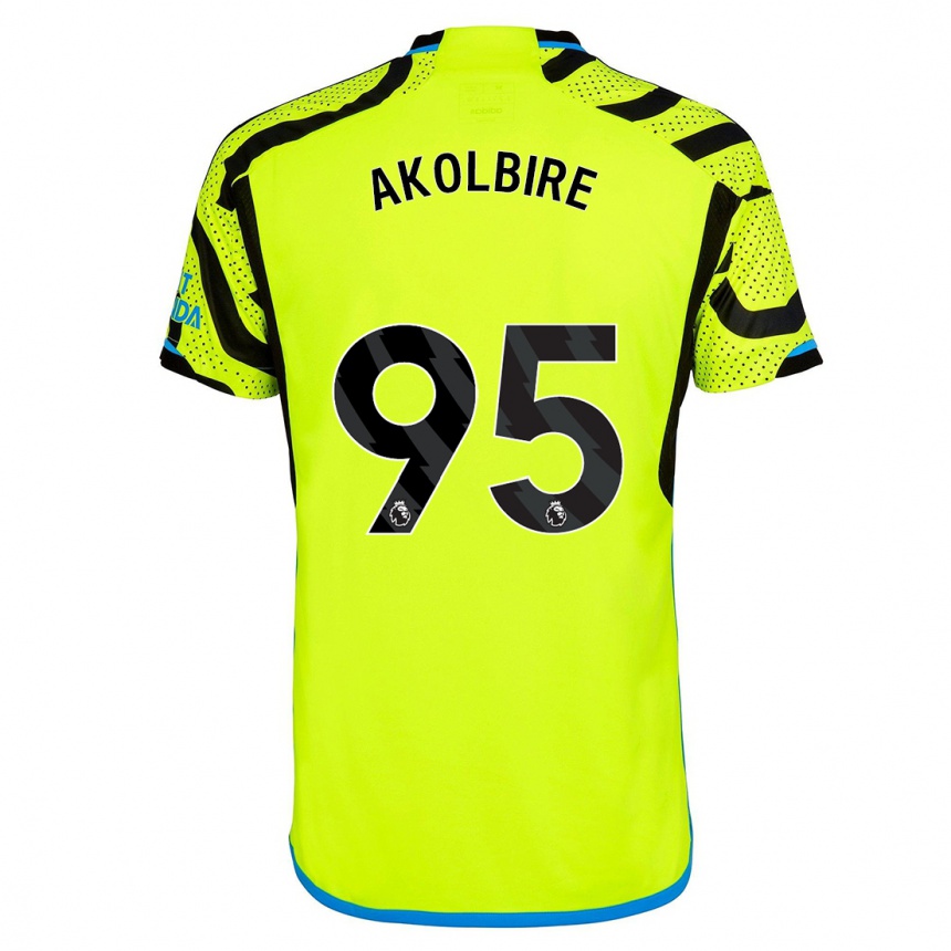 Niño Fútbol Camiseta Bless Akolbire #95 Amarillo 2ª Equipación 2023/24