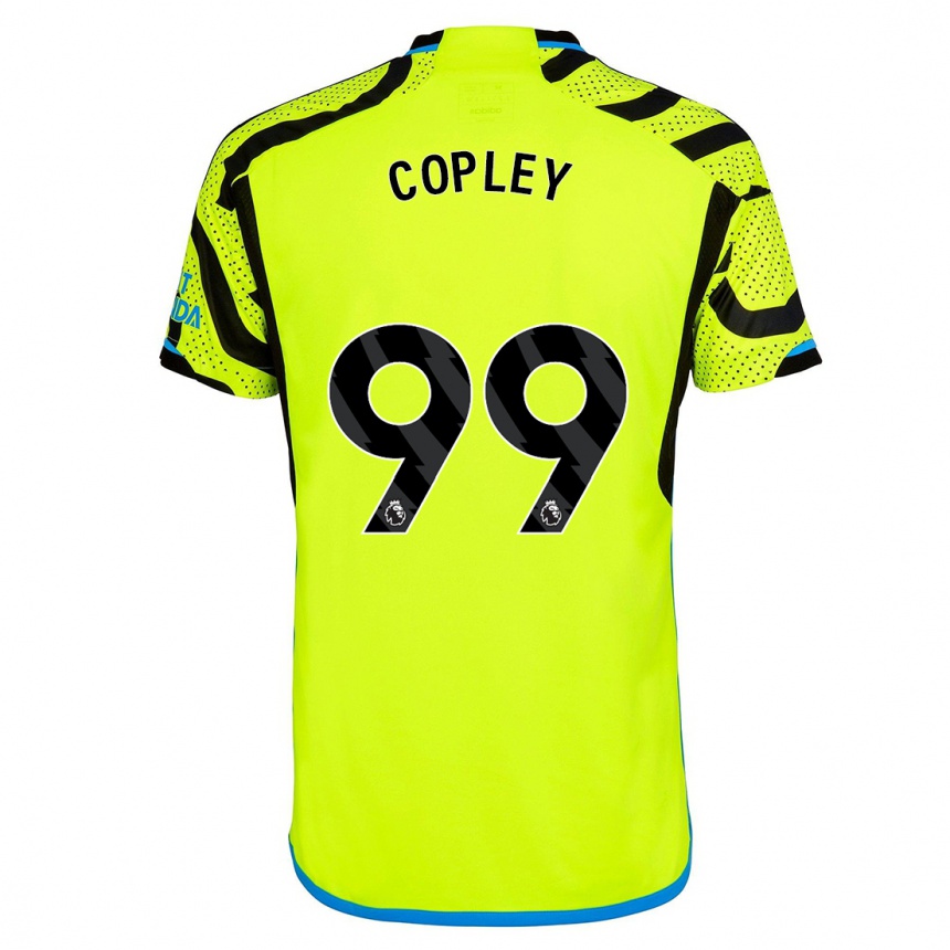 Niño Fútbol Camiseta Louie Copley #99 Amarillo 2ª Equipación 2023/24