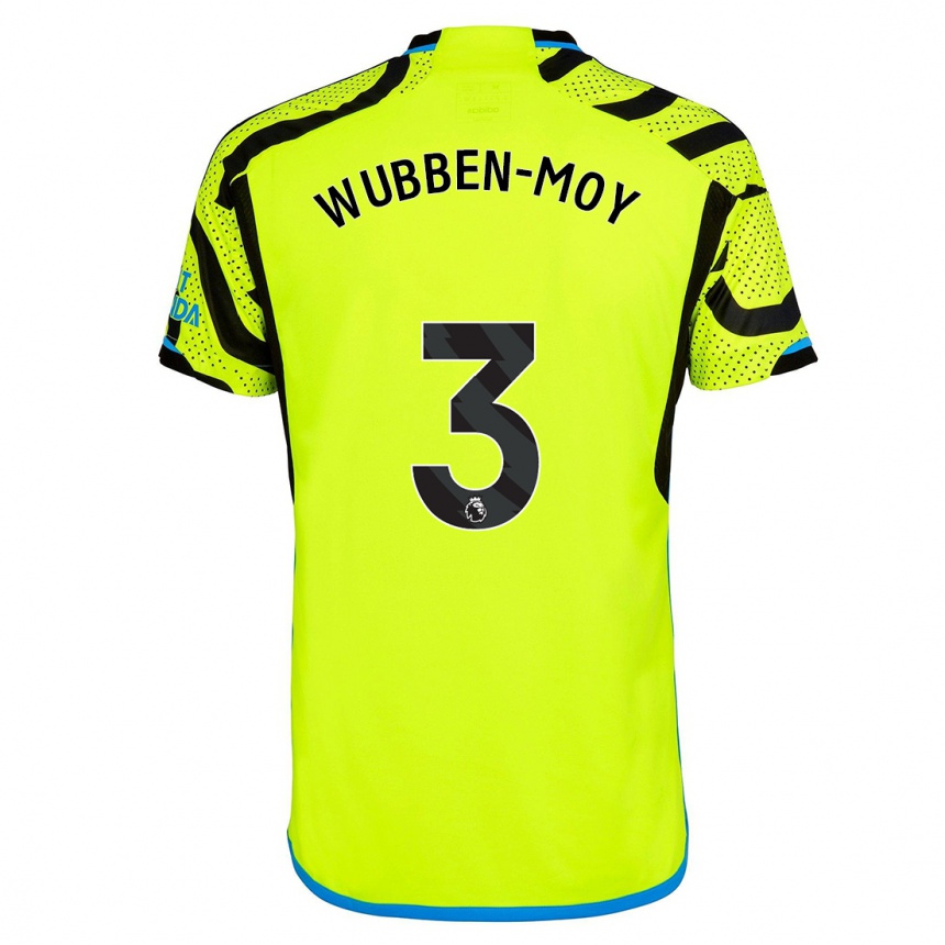 Niño Fútbol Camiseta Lotte Wubben-Moy #3 Amarillo 2ª Equipación 2023/24