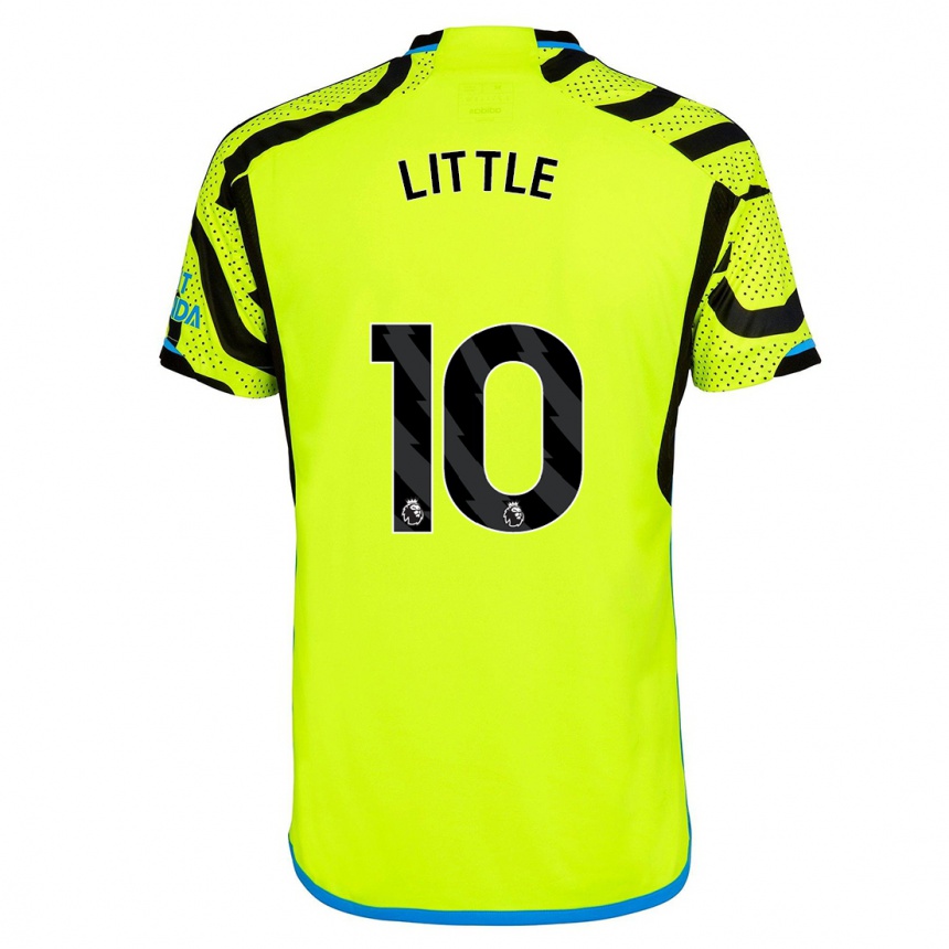 Niño Fútbol Camiseta Kim Little #10 Amarillo 2ª Equipación 2023/24