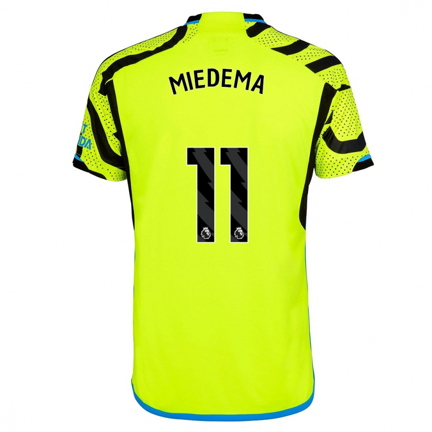 Niño Fútbol Camiseta Vivianne Miedema #11 Amarillo 2ª Equipación 2023/24