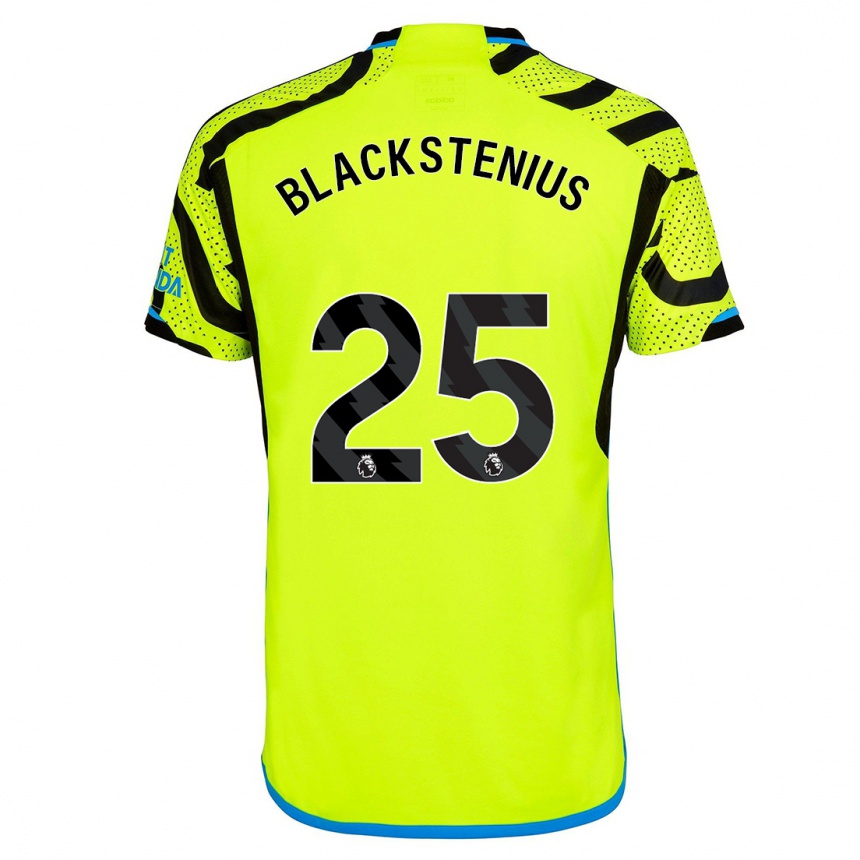 Niño Fútbol Camiseta Stina Blackstenius #25 Amarillo 2ª Equipación 2023/24